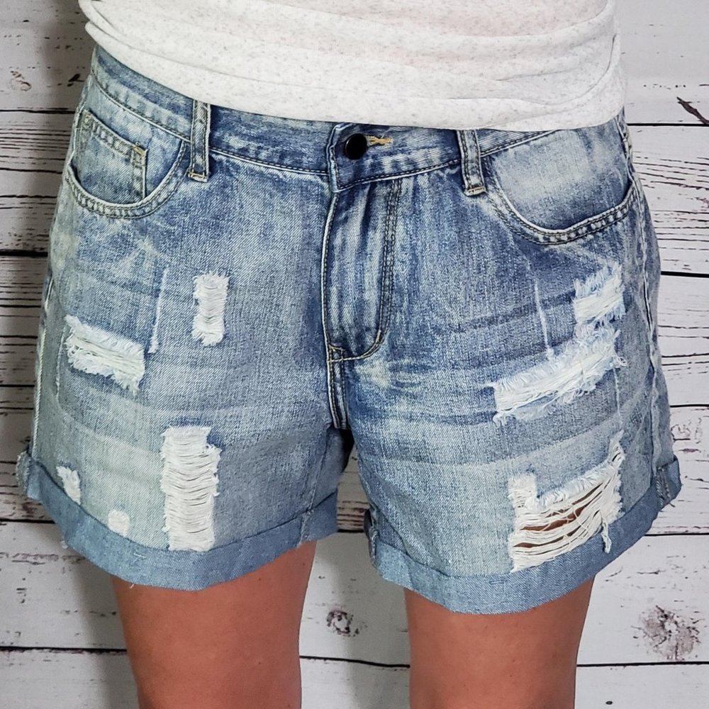 Boyfriend Jean Shorts